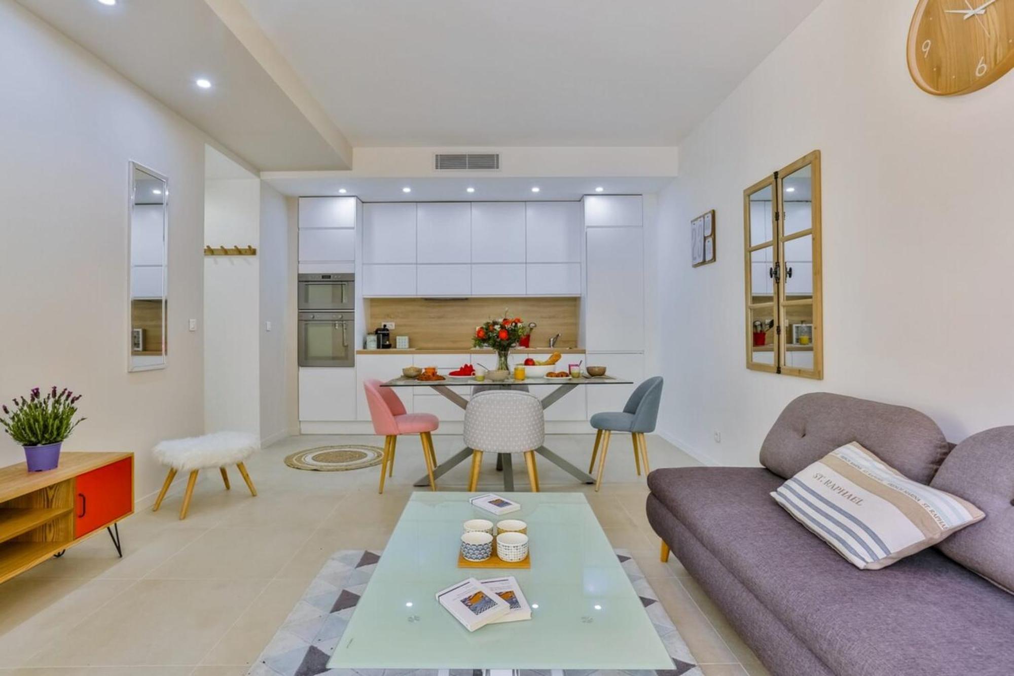 France 82 Tp -1 Min From The Sea - Terrace - Parking Apartment Nisa Exterior foto